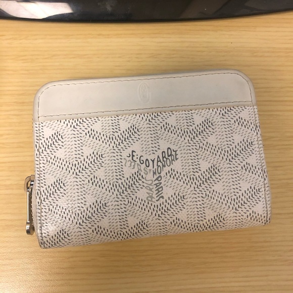 Goyard white short zip wallet - Picture 3 of 8